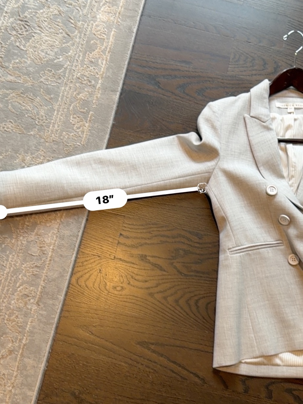 Veronica Beard dicky blazer Gray size 4 - Picture 5 of 16